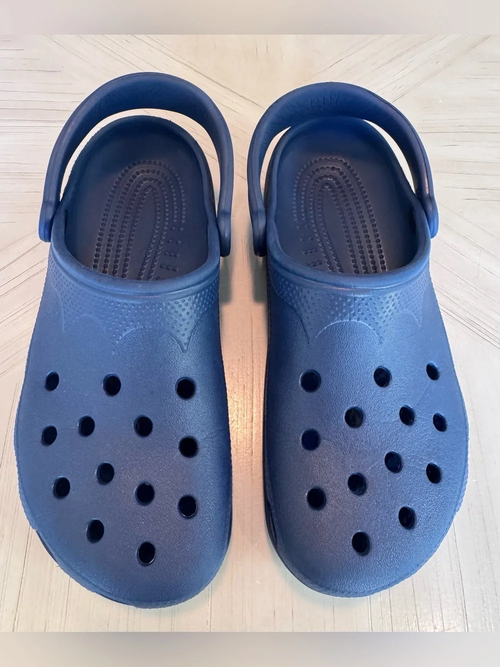 Vintage OG Crocs Classic Clogs Navy Blue Original 100% Croslite- M8/9 W10/11